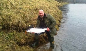 David Godfrey with a 13lber from Cargill